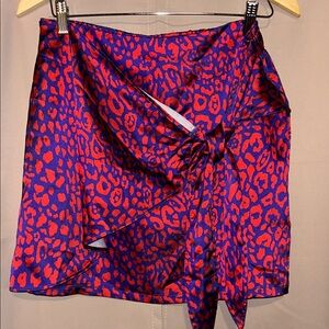 Sincerely Jules Red and Purple Skirt